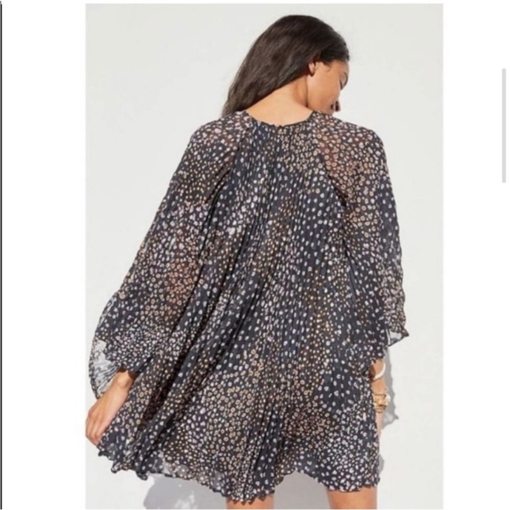 Anthropologie Toulon Pleated Mini Dress Size Small New with tags - Picture 3 of 9